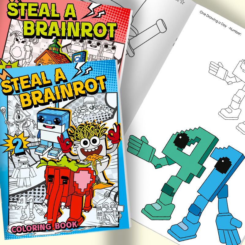 Steal a Brainrot Coloring Book - مراجعة Photography Job وسعره