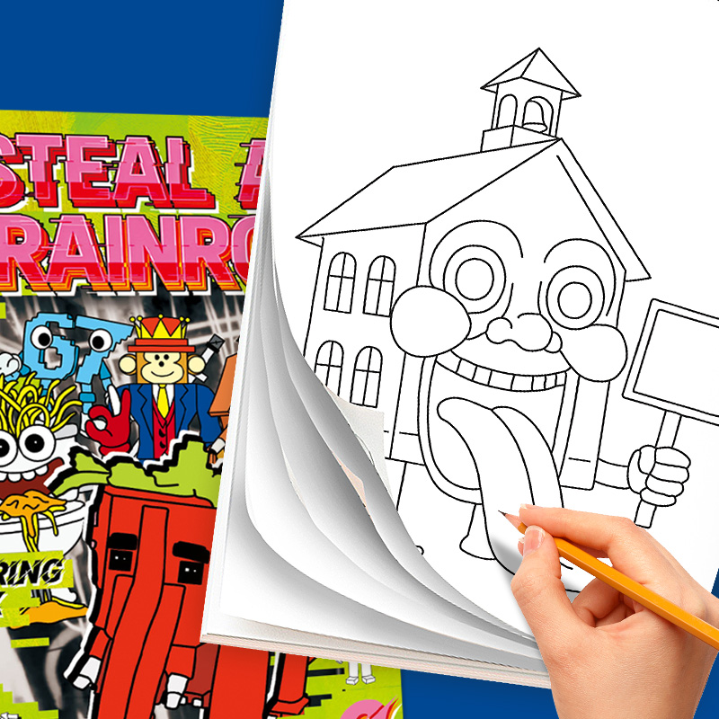 Steal a Brainrot Coloring Book - مراجعة Photography Job وسعره