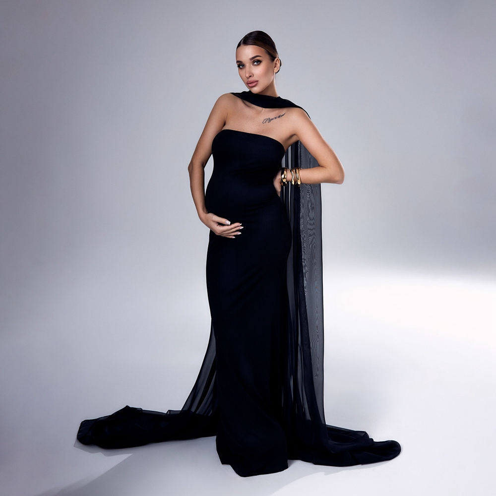 Black Shawl Maternity Photogra - مراجعة Photography Youtube وسعره