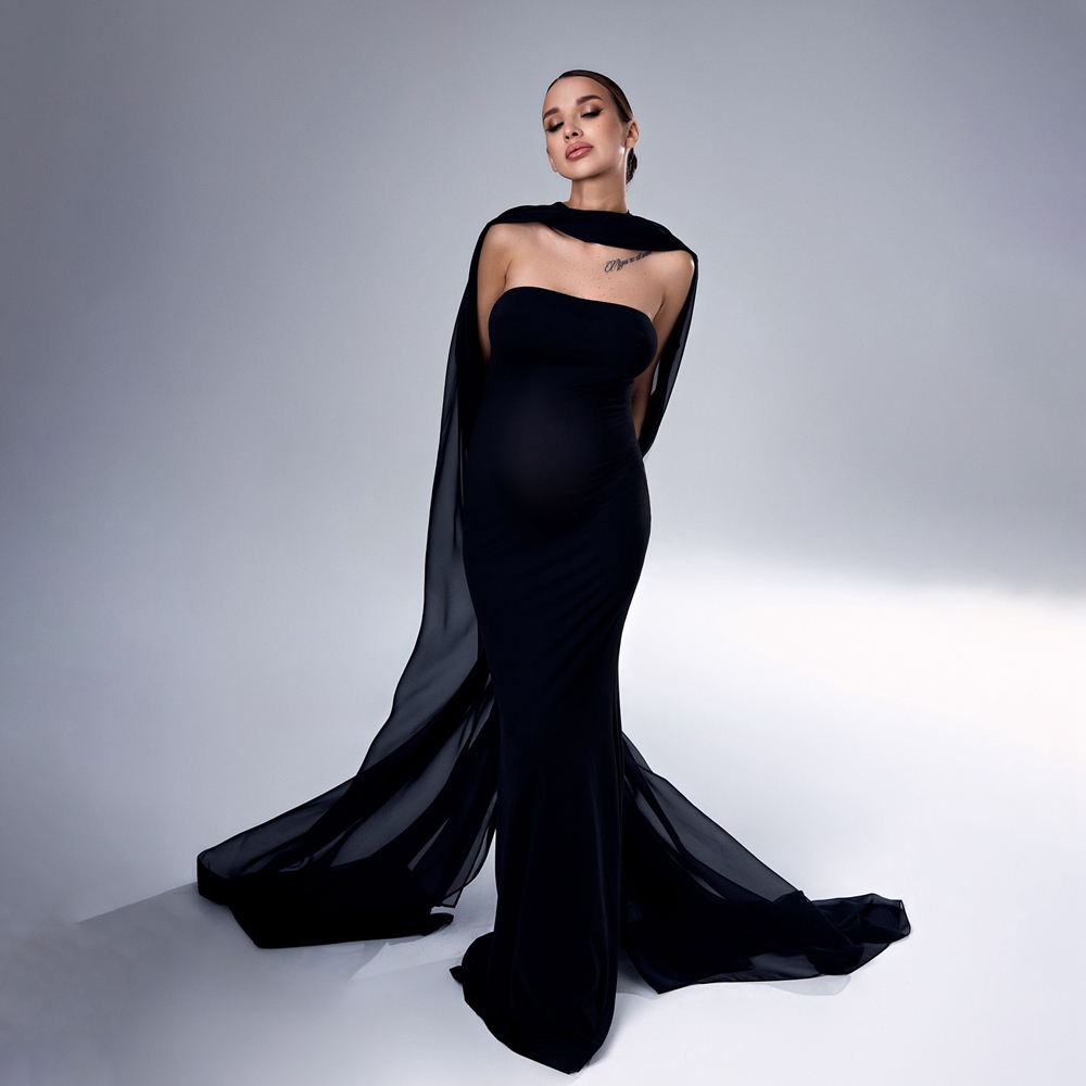 Black Shawl Maternity Photogra - مراجعة Photography Youtube وسعره