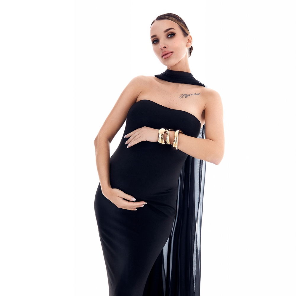 Black Shawl Maternity Photogra - مراجعة Photography Youtube وسعره