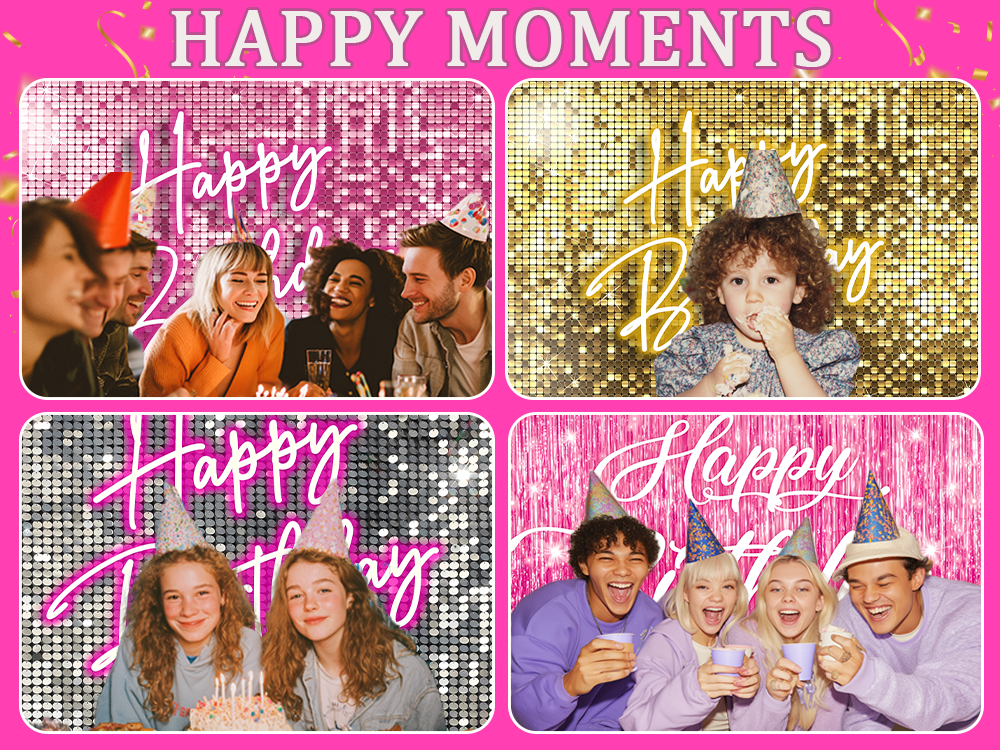 Shiny Happy Birthday Backgroun - مراجعة Photography Website وسعره