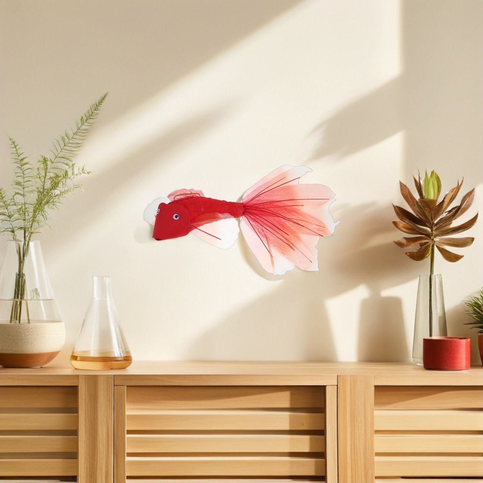 Red Koi Fish Polyester Scene P - مراجعة Photography Of The Year وسعره
