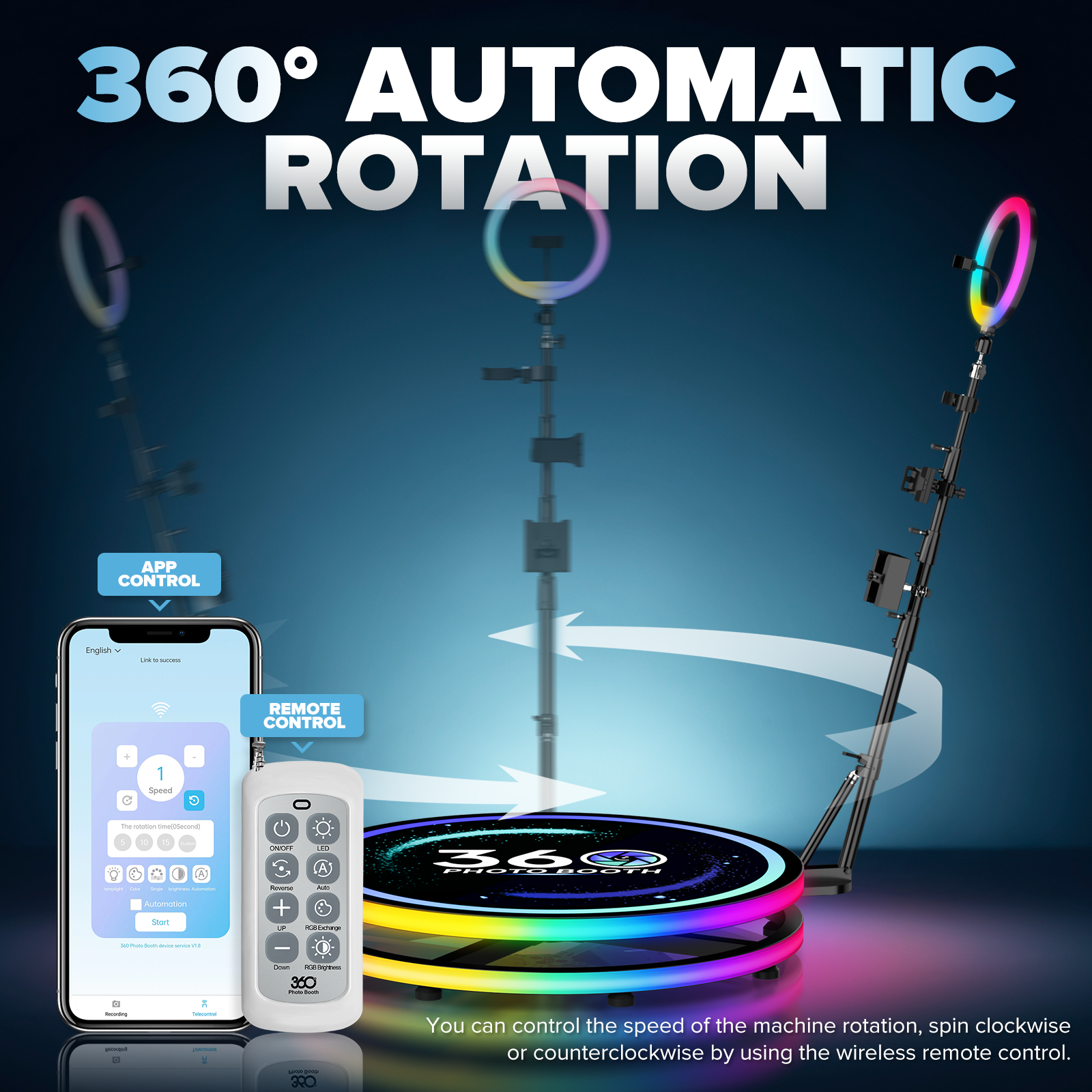 360 Rotating Photo Booth Ring  - مراجعة Photography Website وسعره