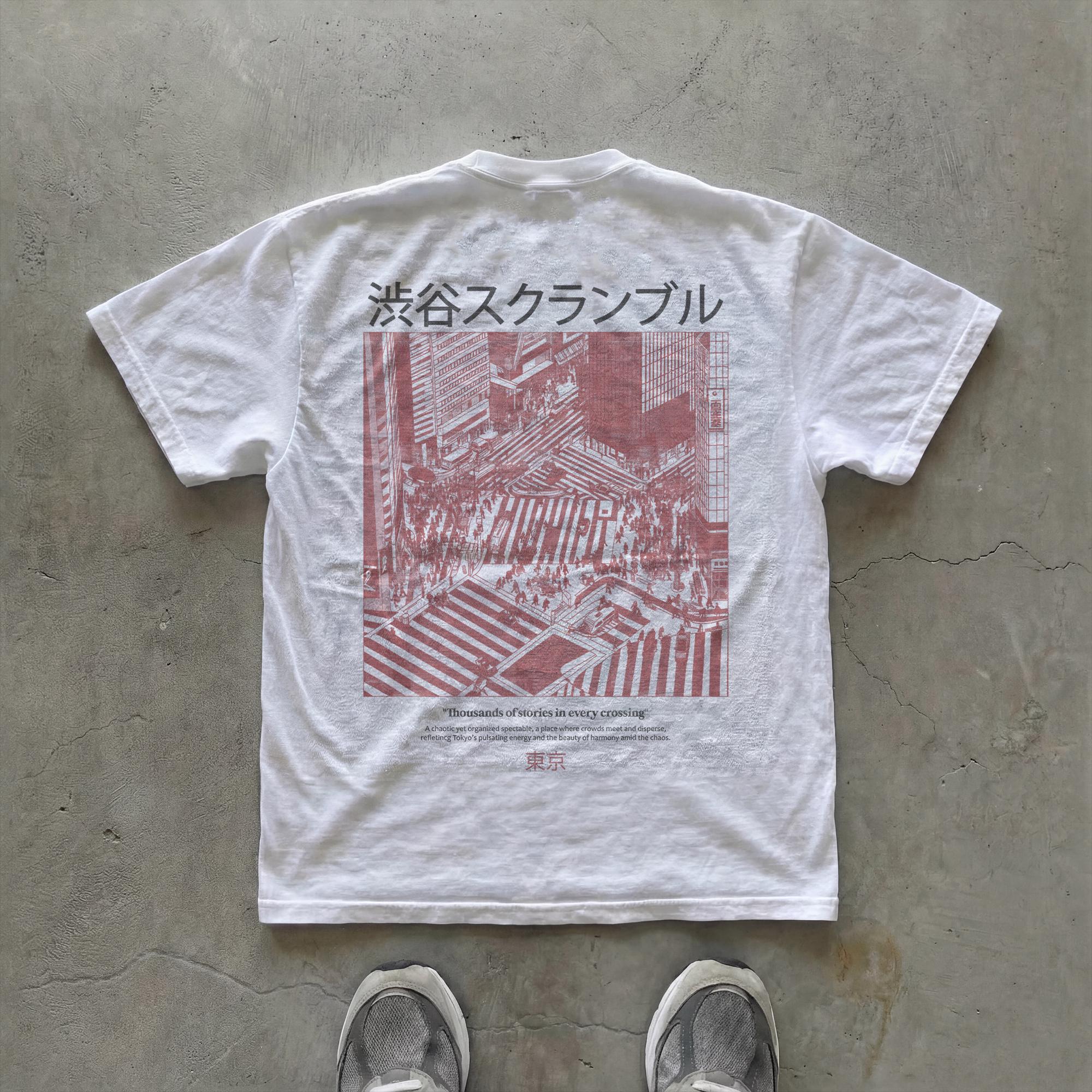 Shibuya Crossroads Design T-sh - مراجعة Photography Urban وسعره
