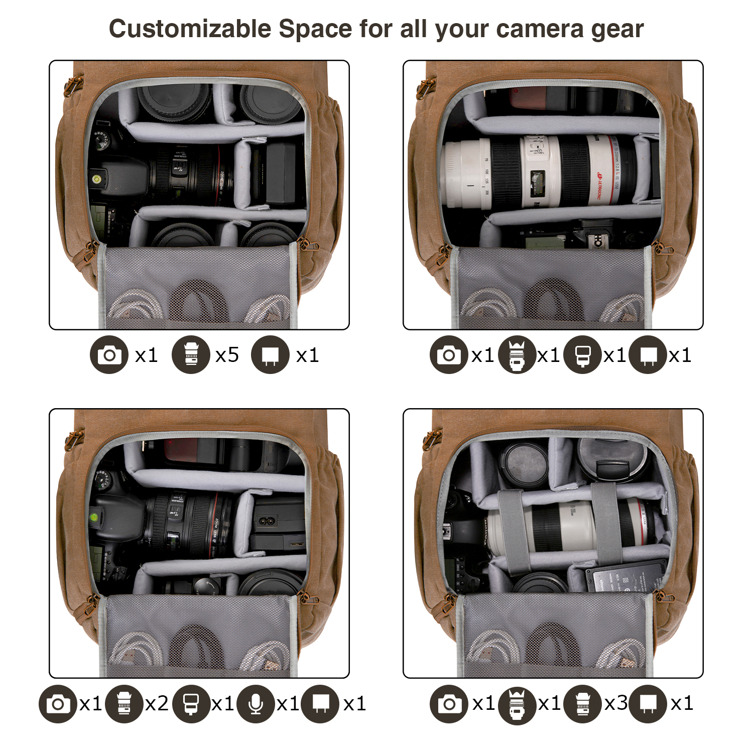 BAGSMART Camera Bag DSLR Photo - مراجعة Photography Product وسعره