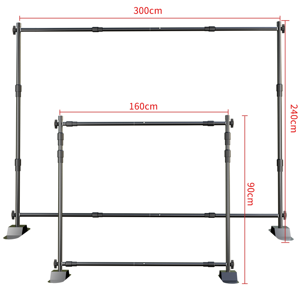 New ModelsDouble-Crossbar Back - مراجعة Backdrop Stand Kit وسعره