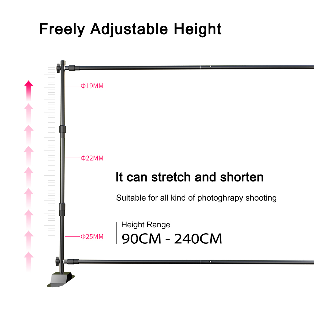 New ModelsDouble-Crossbar Back - مراجعة Backdrop Stand Kit وسعره