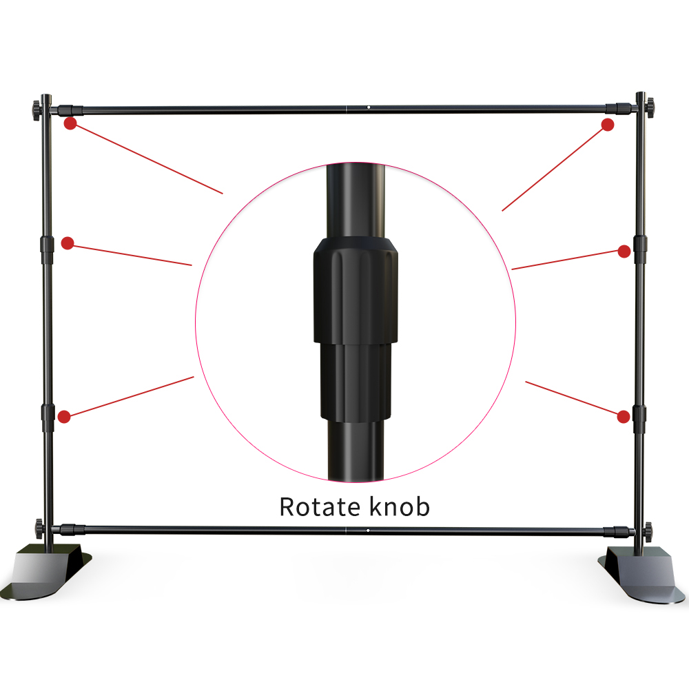 New ModelsDouble-Crossbar Back - مراجعة Backdrop Stand Kit وسعره