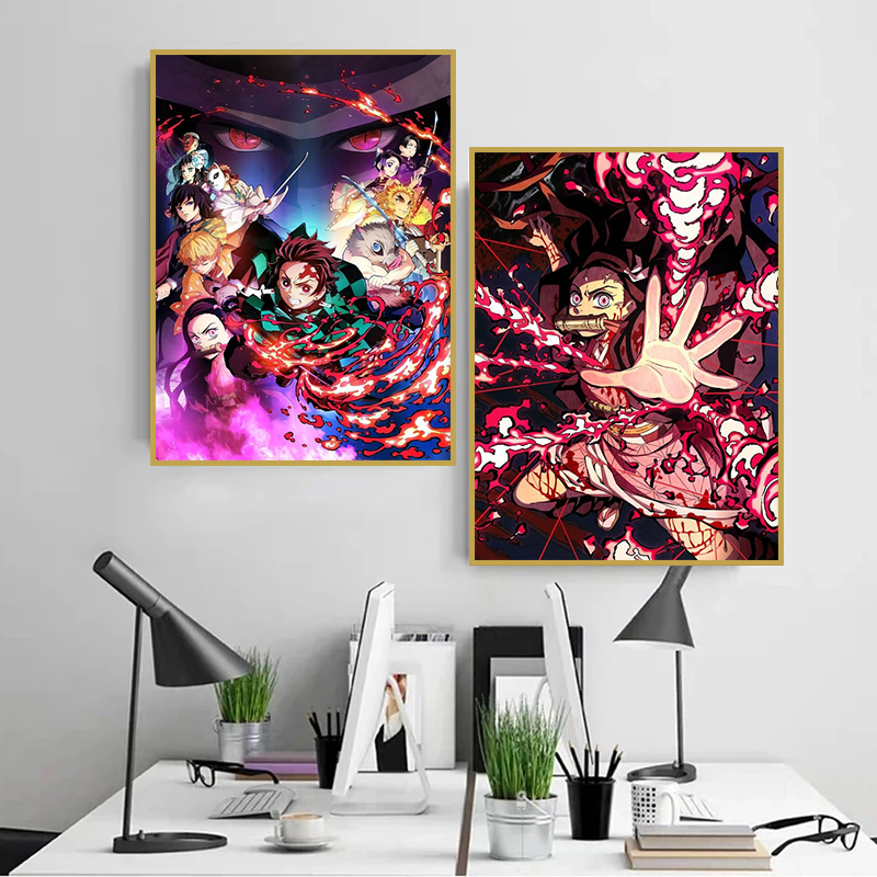 Frameless,Anime Demon Slayer C - مراجعة Photography Anime وسعره