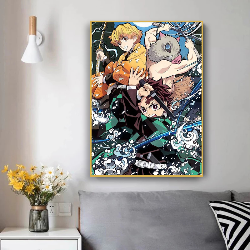 Frameless,Anime Demon Slayer C - مراجعة Photography Anime وسعره