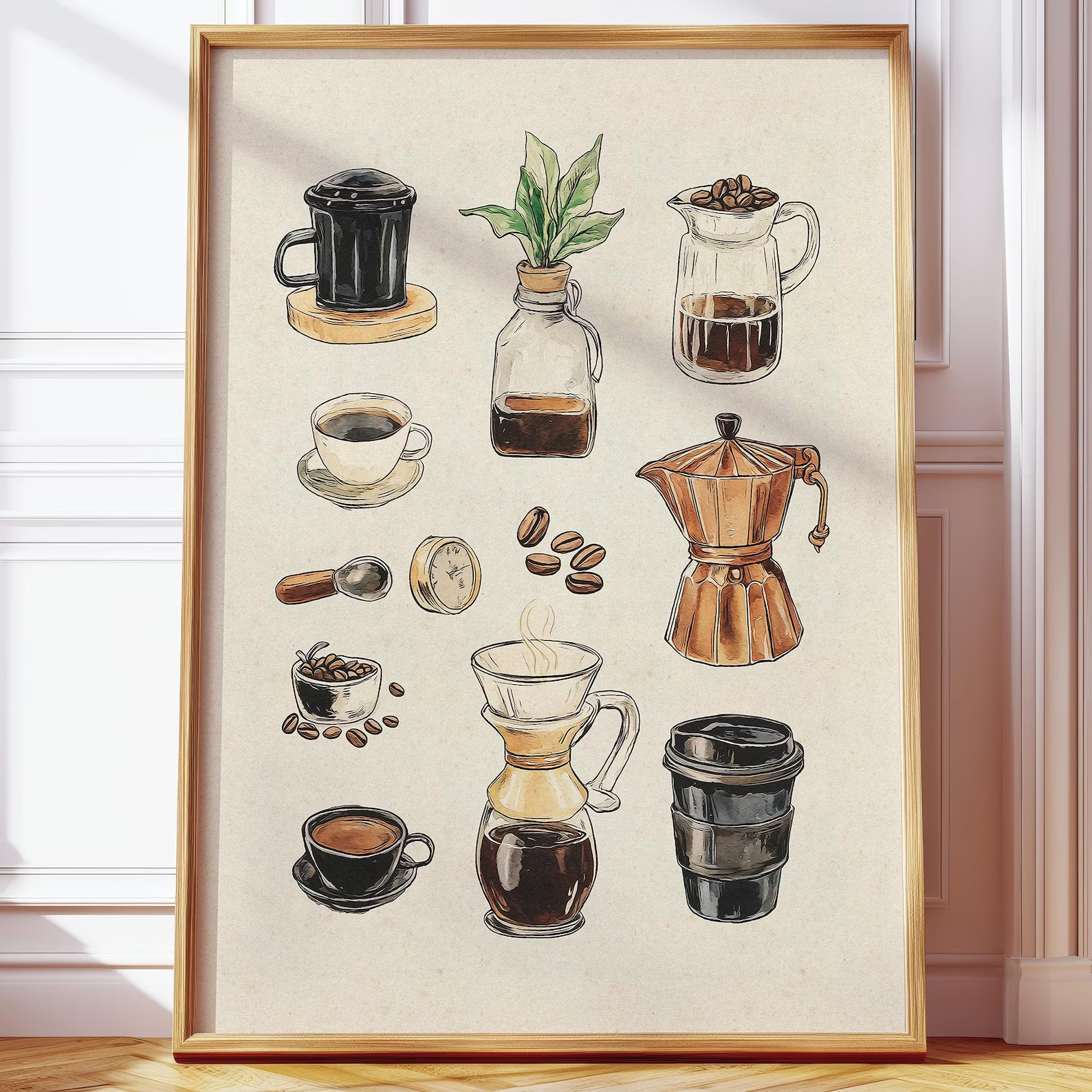 Retro Vintage Coffee Chart Dig - مراجعة Photography Coffee وسعره