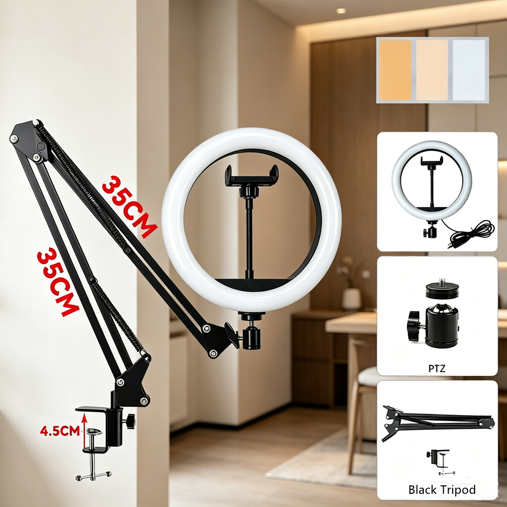 LED Photography Light Selfie L - مراجعة Photography Youtube وسعره